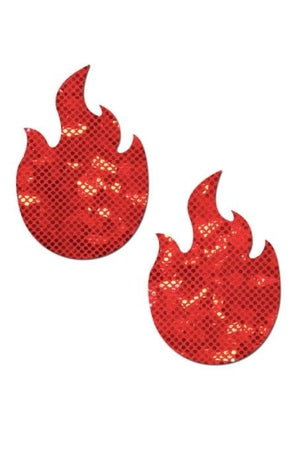 Flame Rave Pasties