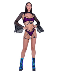 Fishnet Bell Rave Shrug