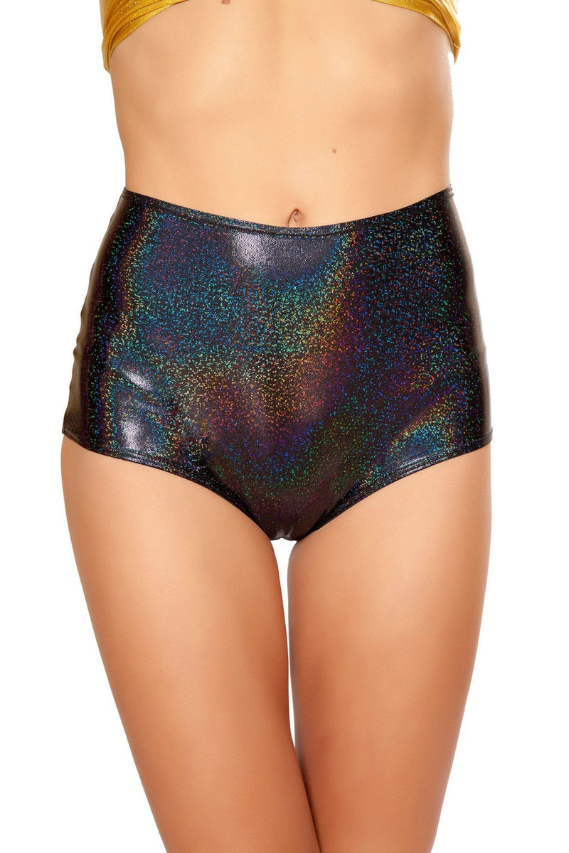 High-Waist Shimmer Rave Bottoms