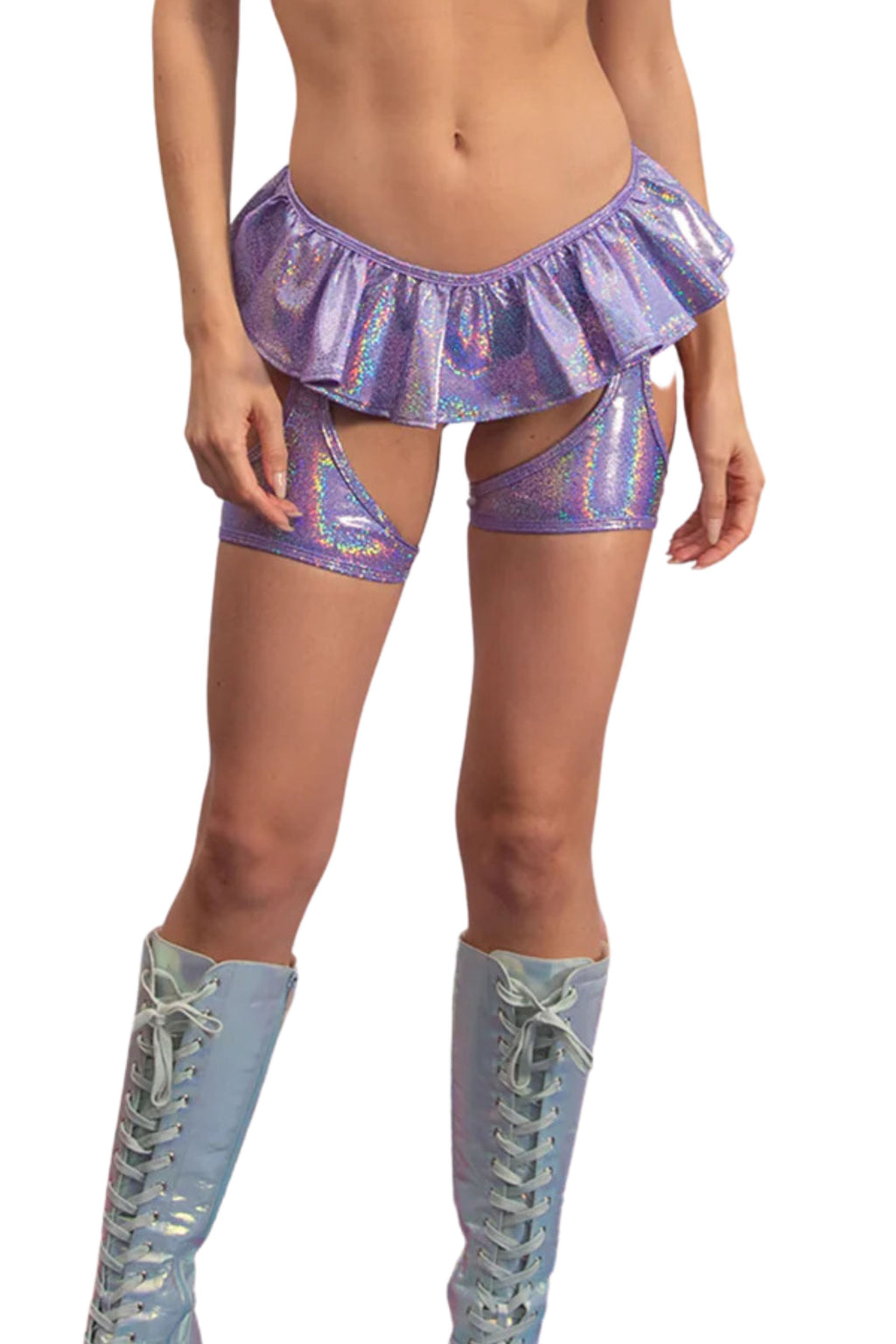 Ruffle Garter Rave Bottoms