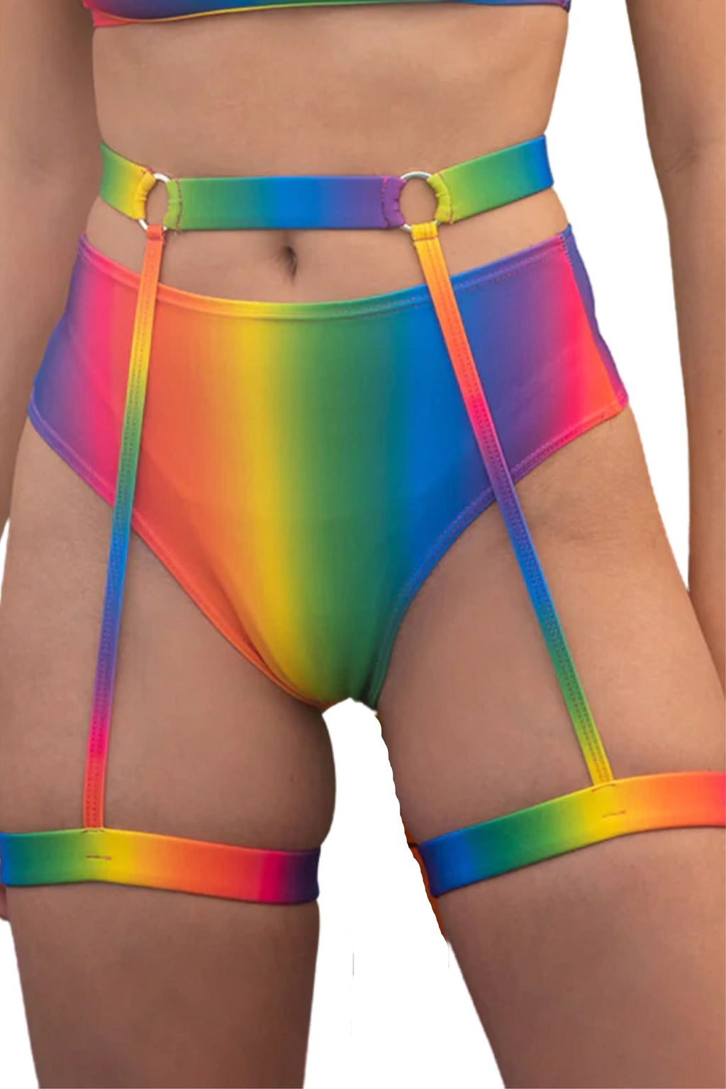 Rainbow Tricot Rave Bottoms