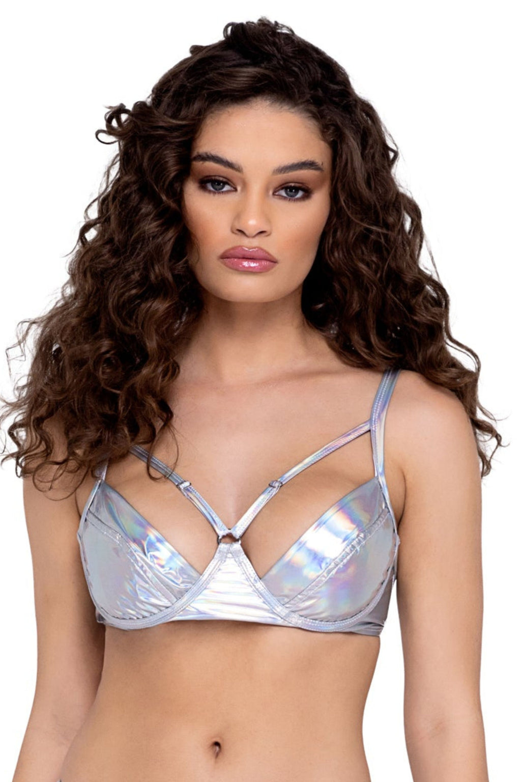 Hologram Underwire Rave Top