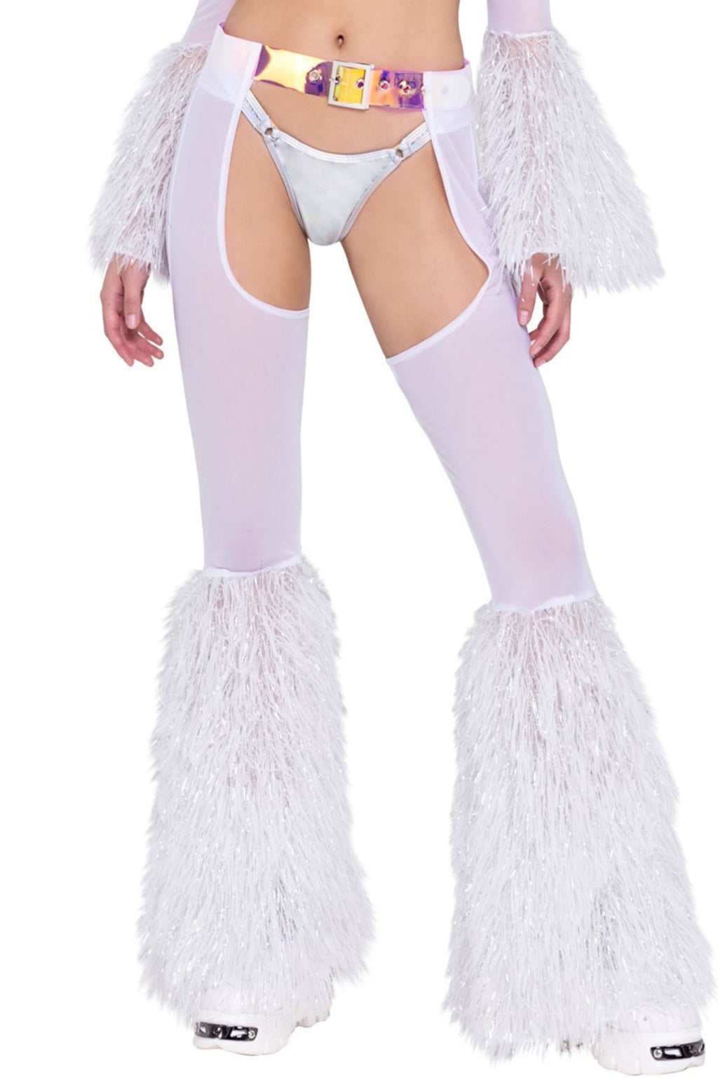 Faur-Fur Belted Sheer Chaps