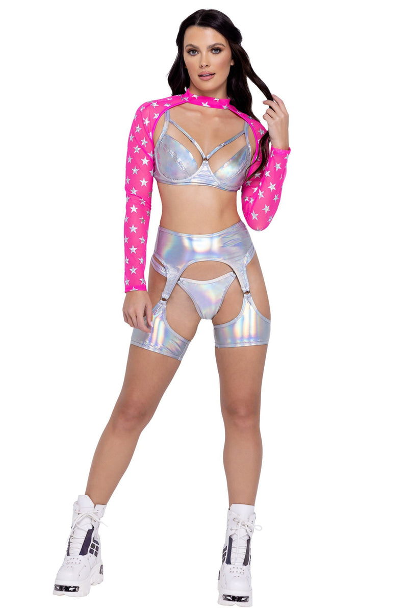 Hologram Leg Attached Garter