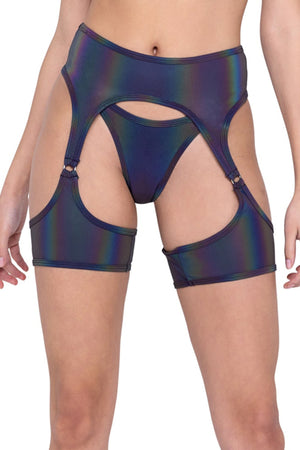 Reflective Belted Rave Garter (Multiple Colors)