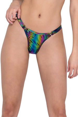 Vinyl Reflective Rave Thong