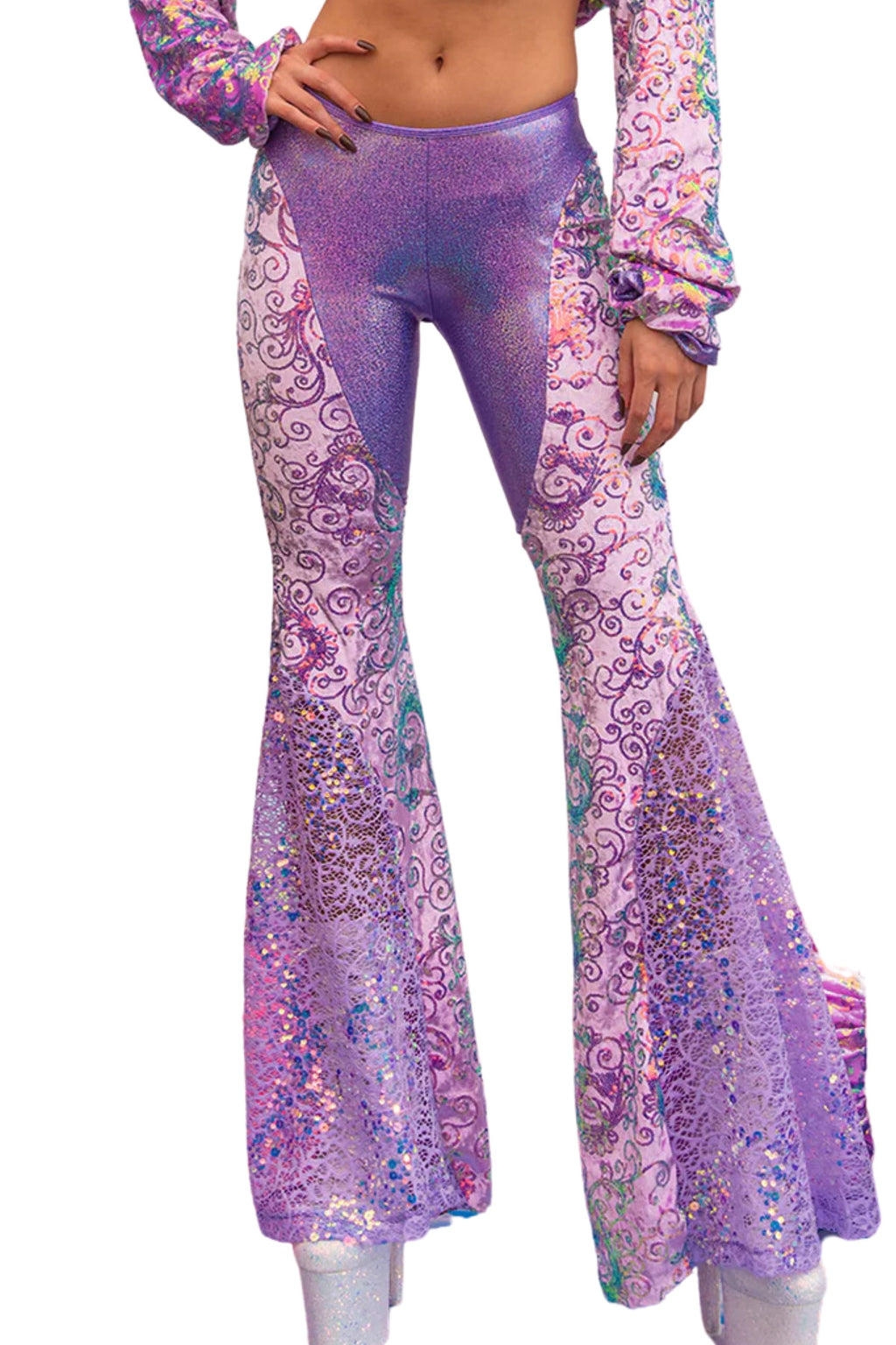 Sequin Bell Rave Bottoms