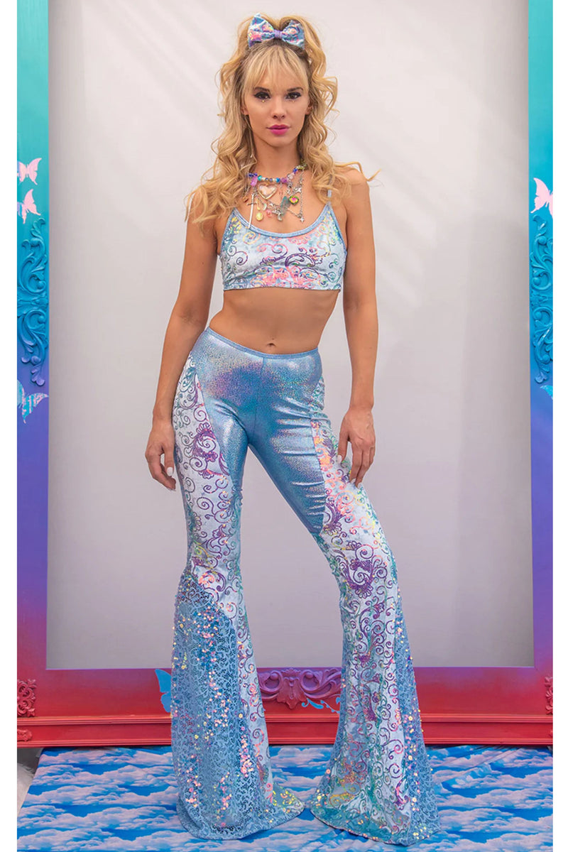 Sequin Bell Rave Bottoms