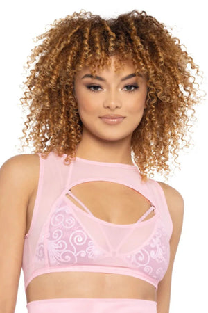 Mesh Crop Rave Top (Multiple Colors)