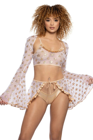 Star Mesh Rave Top