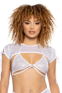 Mesh Diamond Rave Shrugs (Multiple Colors)