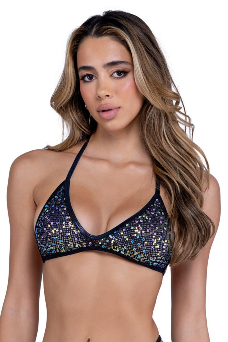 Sequin Bikini Rave Top