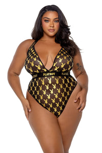 Playboy Foiled Bunny Bodysuit