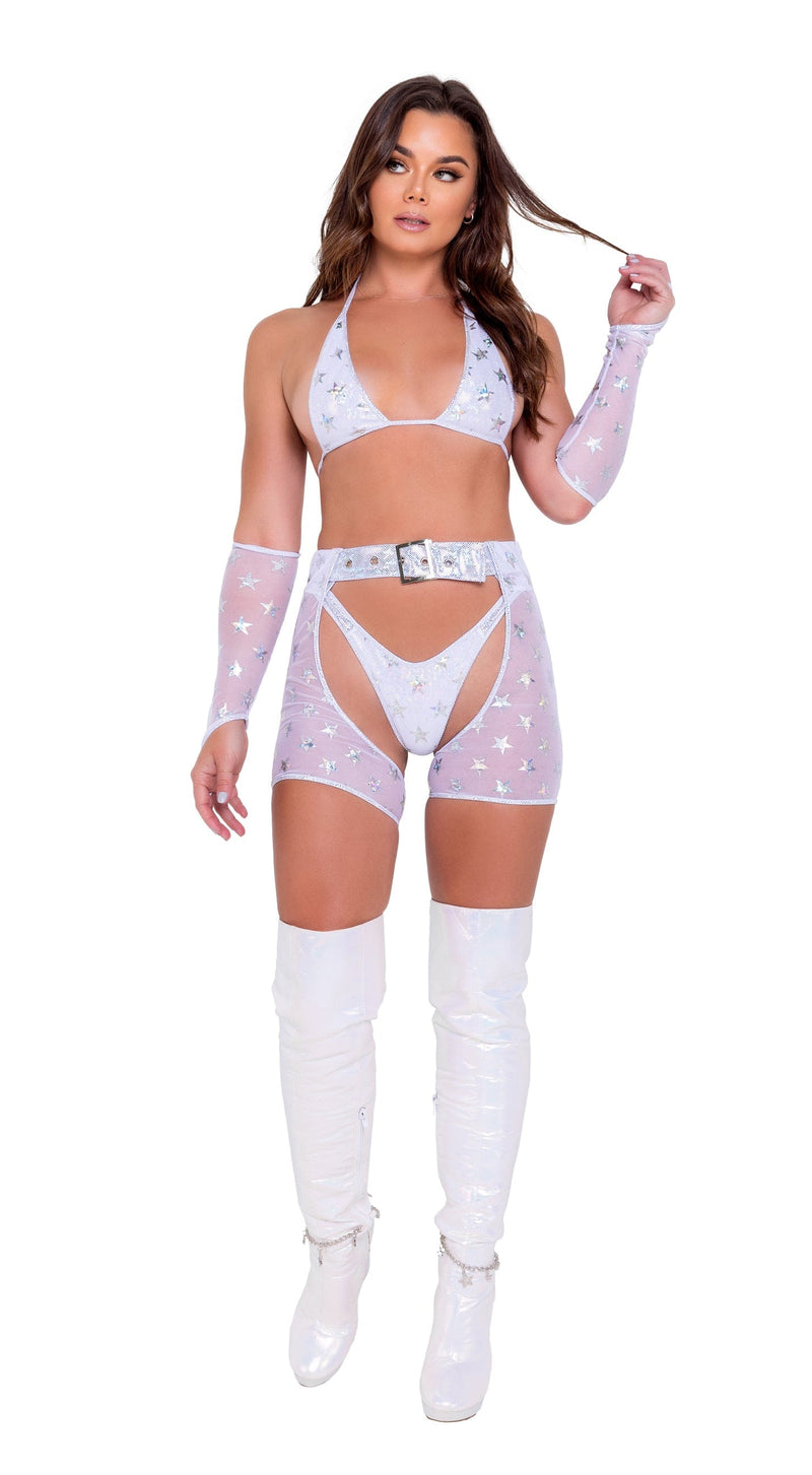 Stars Bikini Rave Top Rave Clothes Women Rave Wear Rave