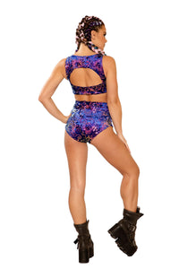 Velvet Rave Booty Shorts