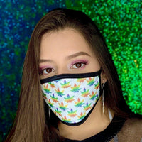 Weed Rave Face Mask