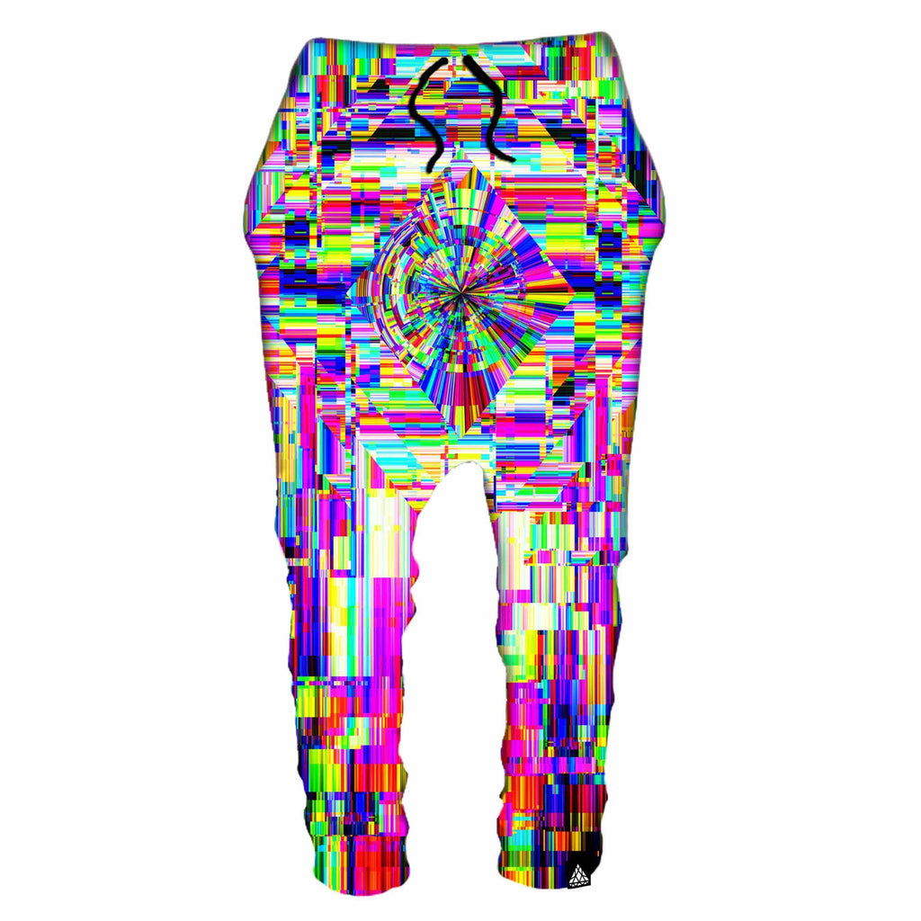 Abstract Glitch Drop Pants