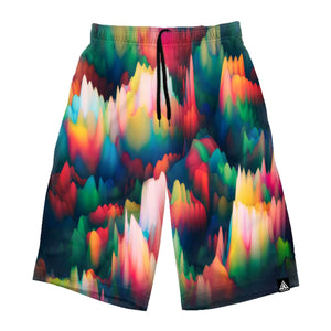 Abstract Waves Rave Shorts