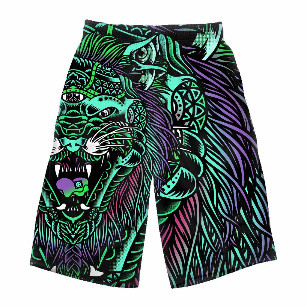 Acid Tiger Rave Shorts