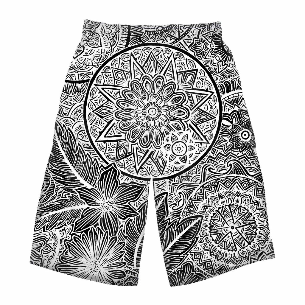 Star Mandala Rave Shorts