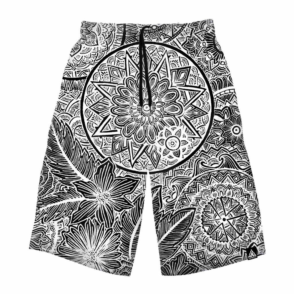 Star Mandala Rave Shorts