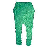 Green Cosmic Drop Pants