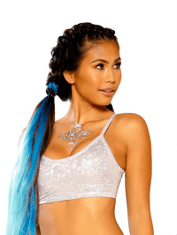 Holographic Crop Rave Top