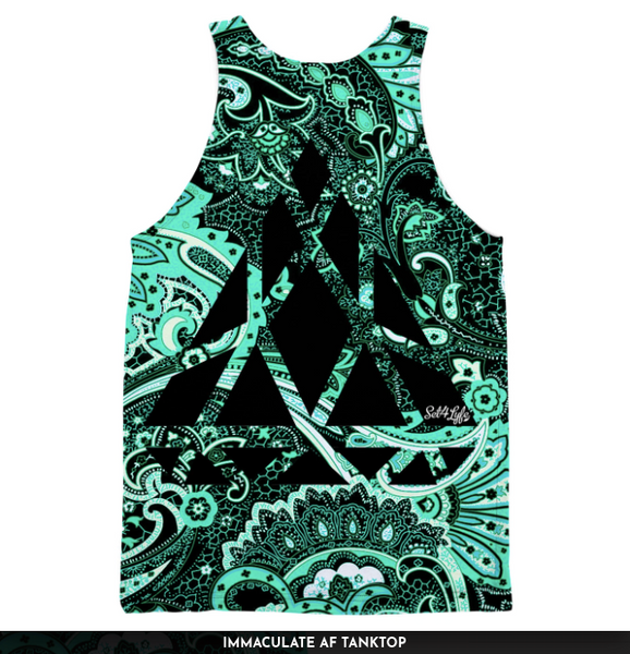 Immaculate AF Tank | Rave Outfits For Guys | Mens Rave Clothing ...