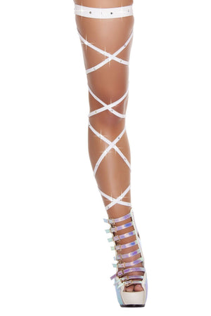 Rhinestone Rave Leg Wraps