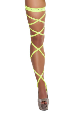 Rhinestone Rave Leg Wraps