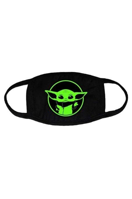 Baby Yoda Rave Face Mask