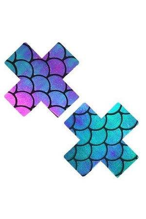 Mermaid Cross Rave Pasties