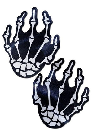 Skeleton Hands Rave Pasties