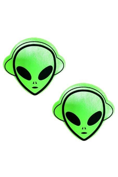 Alien Head Rave Pasties