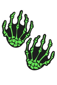 Skeleton Hands Rave Pasties