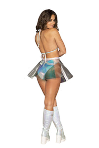 Dual Zipper Rave Skirt