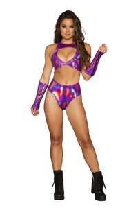 Keyhole Harness Rave Top (Multiple Colors)