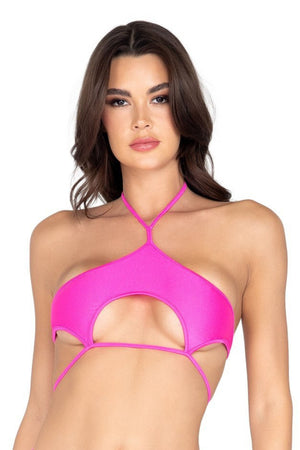 Underboob Cut-Out Rave Top