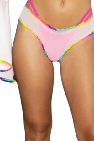 Mesh Bikini Rave Bottoms (Multiple Colors)