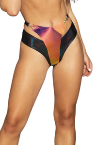 Holo Vinyl Overlay Shorts (Multiple Colors)