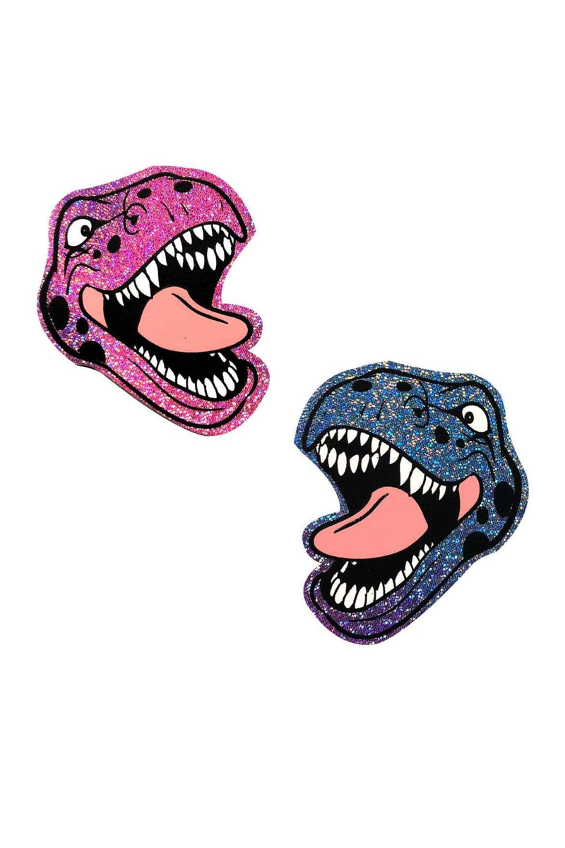 Holographic Dino Rave Pasties (Multiple Colors)