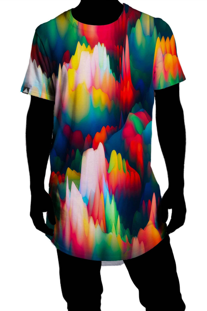 Abstract Waves Drop Tee