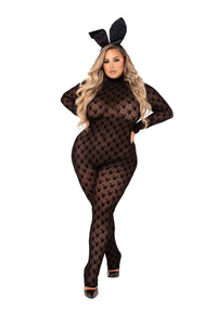 Playboy Sheer Bunny Catsuit