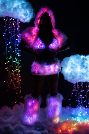 Light-Up Hooded Shrug (Multiple Colors)