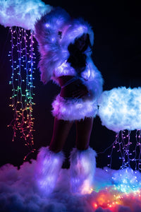 Light-Up Faux Fur Skirt (Multiple Colors)