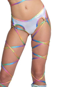 Unicorn Foil Rave Bottoms