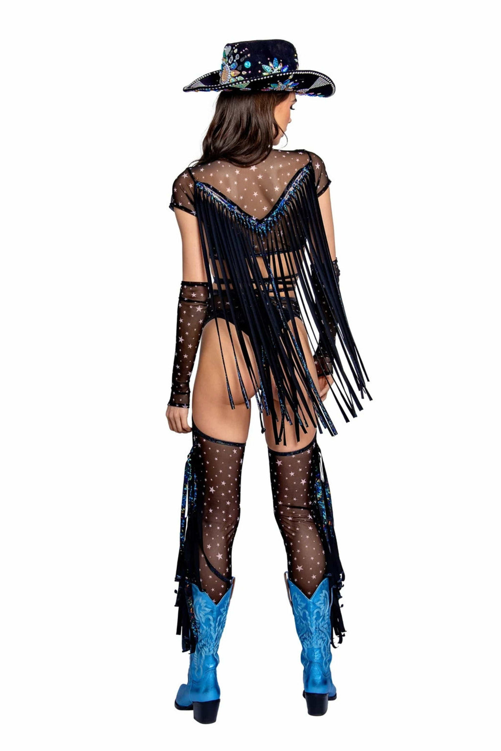Cowgirl Fringe Rave Chaps (Multiple Colors)