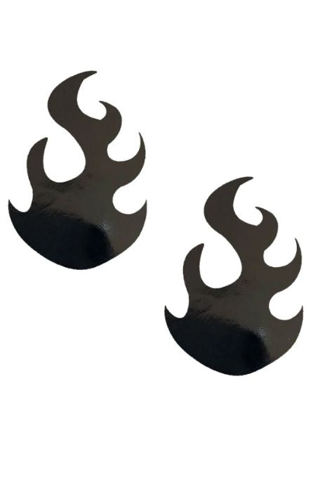 Black Flame Rave Pasties