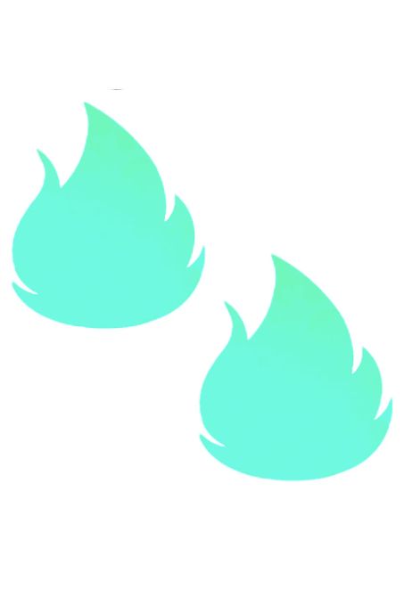 Blue Flame Rave Pasties