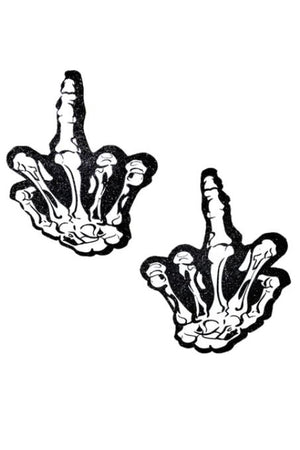 Skeleton Finger Rave Pasties